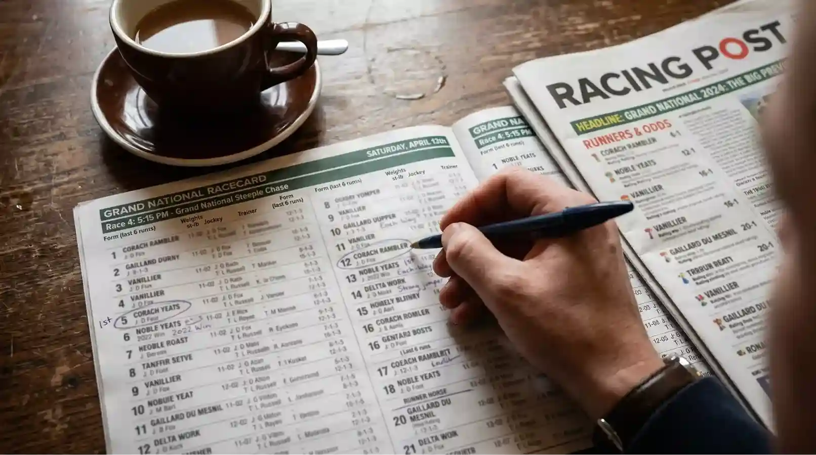 Grand National odds comparison across multiple bookmaker screens